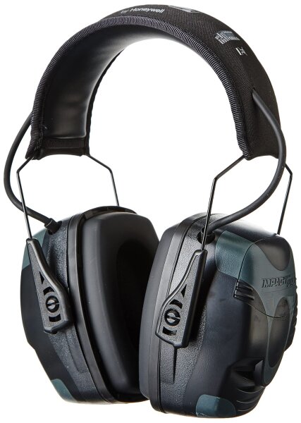 Howard Leight Impact Pro Elektronischer Gehörschutz mit Noise Cancelling 3,5 mm.