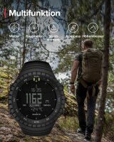 Suunto Core Outdoor Uhr All Black mit Höhenmesser Kompass Barometer Gewi. Gr. 20