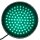PrimeMatik LED Ampel Ersatz Grün Frontoptik IP65 Wasserdicht 220V AC 90mm Tiefe.
