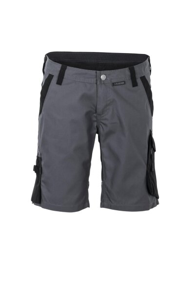 Planam Norit Damen Arbeitsshort Schiefer Schwarz mit Elastischen Einsätzen L das