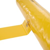 VEVOR Hochwasser Schutzbarrieren 4x wassergefüllt stark PVC 1220x250x170 mm gelb
