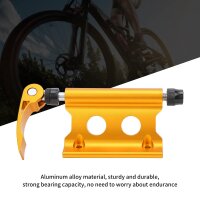 Stabiler OKAT Fahrrad-Vordergabel-Befestigungsclip gelb Aluminiumlegierung 1.53.