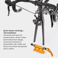 Stabiler OKAT Fahrrad-Vordergabel-Befestigungsclip gelb Aluminiumlegierung 1.53.