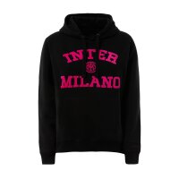 Inter FC Internazionale Milano Damen Kapuzenpullover College Stil Hoodie Nero M.