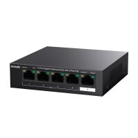 Tenda PoE Switch 5-Port Gigabit Ethernet LAN Switch mit 4...