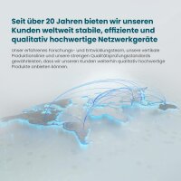 Tenda PoE Switch 5-Port Gigabit Ethernet LAN Switch mit 4 PoE+ Ports (58W, VLAN,