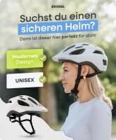BÜCHEL Fahrradhelm mit In-Mould-Technologie – für Kinder & Erwachsene M 52-57 cm