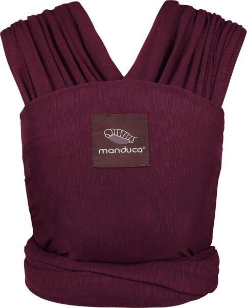 manduca Sling Babytragetuch > Berry < Elastisches Tragetuch für Neugeborene ab G