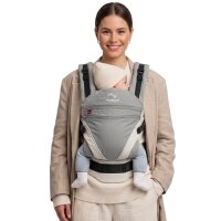 manduca Babytrage XT grey-white – Ergonomische...