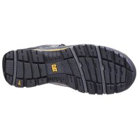 CAT Workwear Herren Sicherheitsschuh Grau Vollnarbenleder Rutschfeste Gum Gr. 44