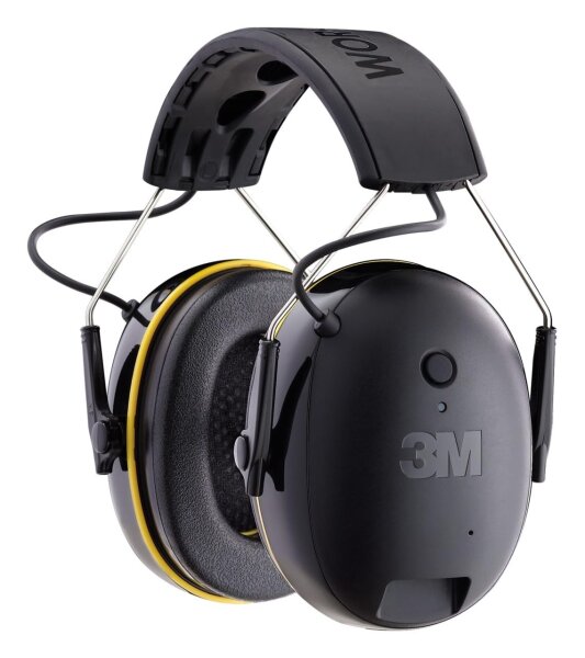 3M WorkTunes Connect Kapselgehörschutz mit Bluetooth Mikrofon schw Einheitsgröße