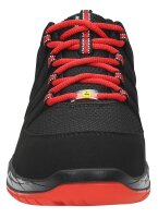 ELTEN Sicherheitsschuhe MADDOX black-red Low ESD S3, Herren, Textil, Stah Gr. 43