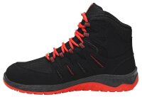 ELTEN Sicherheitsschuhe MADDOX black-red Mid ESD S3, Herren, Textil, Stah Gr. 45