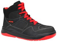 ELTEN MAVERICK Sicherheitsschuhe Mid Schwarz-Rot ESD S3...