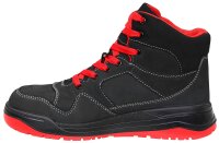 ELTEN MAVERICK Sicherheitsschuhe Mid Schwarz-Rot ESD S3 Schutz Stahlkappe Gr. 44