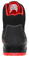 ELTEN MAVERICK Sicherheitsschuhe Mid Schwarz-Rot ESD S3 Schutz Stahlkappe Gr. 44
