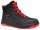ELTEN MAVERICK Sicherheitsschuhe Mid Schwarz-Rot ESD S3 Schutz Stahlkappe Gr. 44