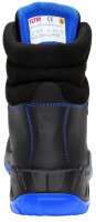 ELTEN Alessio XW Mid Sicherheitsschuhe S3 Stahlkappe Leder Schwarz Blau C Gr. 46