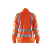 Blaklader 3308 Damen Sweatshirt Hoher Kragen Hi Vis Orange 100% Polyester Gr. M