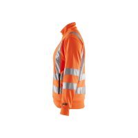Blaklader 3308 Damen Sweatshirt Hoher Kragen Hi Vis Orange 100% Polyester Gr. M