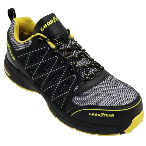 Goodyear Sicherheitsschuhe Herren metallfrei S1P SRA Antistatisch Schwarz Gr. 45