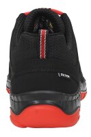 ELTEN Sicherheitshalbschuh MADDOX black-red Low ESD S3 mit Stahlkappe Der Gr. 44