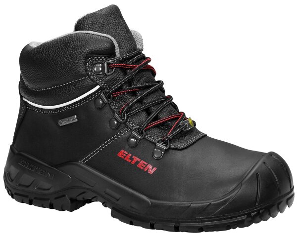 Sicherheitsschuhe ELTEN Renzo GTX XW S3 ESD schwarz Leder mit GoreTex Wei Gr. 42