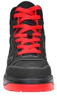 ELTEN Sicherheitsschuhe MAVERICK Schwarz-Rot Mid ESD S3 Leder Damen Herre Gr. 41
