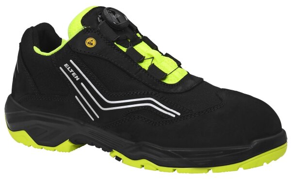 ELTEN Ambition BOA Sicherheitshalbschuhe S1 antistatisch rutschfest schwa Gr. 44