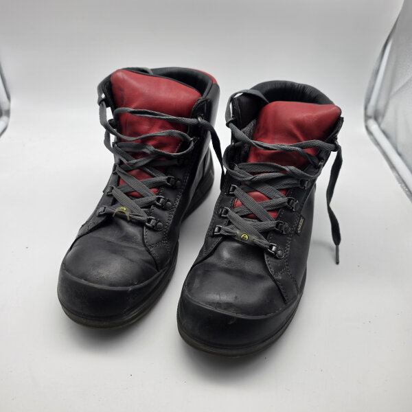 ELTEN Sicherheitsschuhe DELUXE GTX Mid ESD S3 CI schwarz Leder Herren Dam Gr. 40