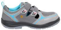 ELTEN Damen Arbeitsschuh Mila Aqua textile Sicherheitssandale S1 Grau Kle Gr. 42