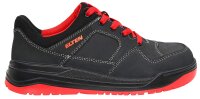 ELTEN MAVERICK Sicherheitshalbschuhe Schwarz Rot Low ESD S3 Schutzschuhe. Gr. 40