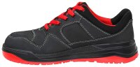 ELTEN MAVERICK Sicherheitshalbschuhe Schwarz Rot Low ESD S3 Schutzschuhe. Gr. 40