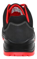 ELTEN MAVERICK Sicherheitshalbschuhe Schwarz Rot Low ESD S3 Schutzschuhe. Gr. 40