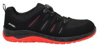 ELTEN Maddox BOA Unisex Sicherheitshalbschuhe schwarz-rot S3 SRC mit Dreh Gr. 41
