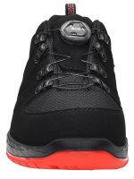 ELTEN Maddox BOA Unisex Sicherheitshalbschuhe schwarz-rot S3 SRC mit Dreh Gr. 41