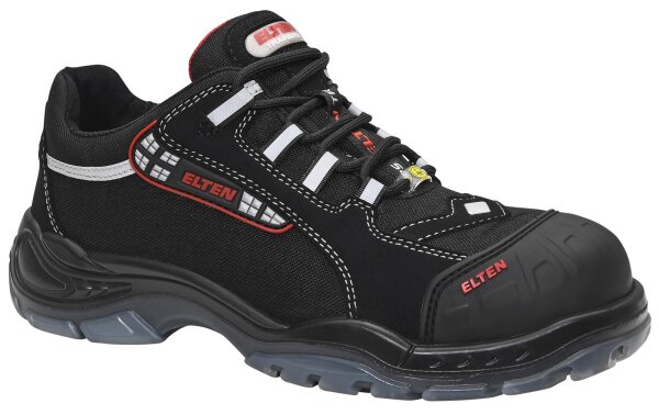 Elten Senex Pro Sicherheitsschuhe schwarz rot ESD S3 Kunststoffkappe ruts Gr. 42