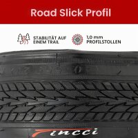 Fincci 26 x 1,50 Zoll Fahrradreifen f Mountainbike Hybrid schwarzem nur 1 REIFEN