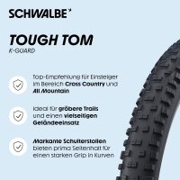 Schwalbe Tough Tom MTB Fahrradreifen 29 Zoll XC-Profil...