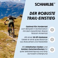 Schwalbe Tough Tom MTB Fahrradreifen 29 Zoll XC-Profil K-Guard Pannenschutz 57-6