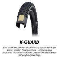 Schwalbe Tough Tom MTB Fahrradreifen 29 Zoll XC-Profil K-Guard Pannenschutz 57-6