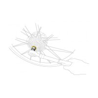 Topeak Fahrrad Kassettenabzieher für Freilauf Silber...