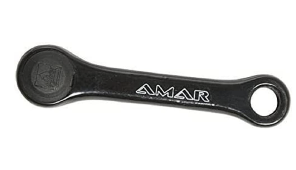 Pieper Kettenradgarnitur schwarz 4-kant Kurbel 100mm Stahl Fahrrad Ersatzteil MP