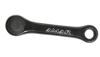 Pieper Kettenradgarnitur schwarz 4-kant Kurbel 100mm...