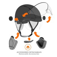 CASR Style Fahrradhelm City-Design Khaki für Damen und Herren mit Lüftung Gr. L