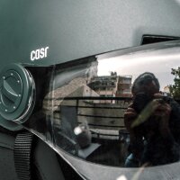 CASR Style Fahrradhelm City-Design Khaki für Damen und Herren mit Lüftung Gr. L