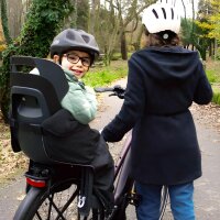 Bobike Go Maxi AVS+ Fahrrad-Kindersitz hinten AVS+ System Citybikes E-Bikes Schw