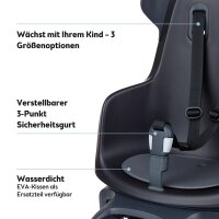 Bobike Go Maxi AVS+ Fahrrad-Kindersitz hinten AVS+ System Citybikes E-Bikes Schw