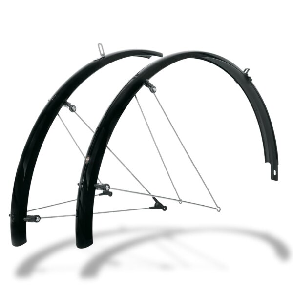 Schutzblech Set SKS Bluemels Basic 28 Zoll Breite 45 mm Schwarz für Elektrofahrr