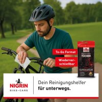 NIGRIN Reinigungstücher für E-Bikes Scooter Fahrräder alle lackierten Ober 454 g